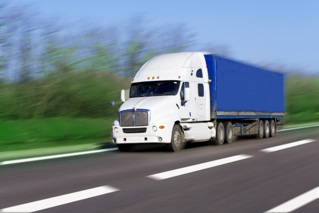 Blue truck